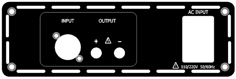 (BR1-EVAL2-1) Mono Rear-plate for B-series(Purifi)