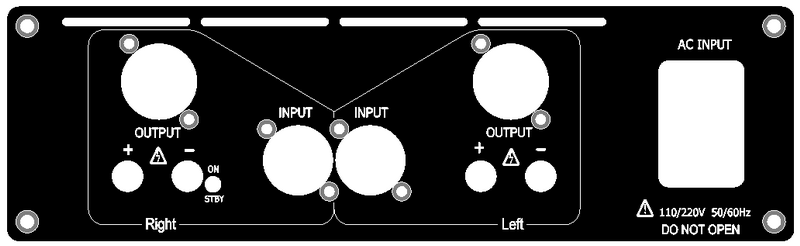 (CR1-EVAL1-1) Stereo Rear-plate for C-series