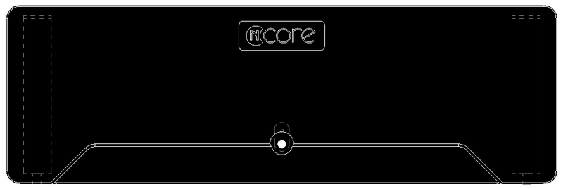 (BF-Ncore-1) Face-plate with NCORE logo for B-series