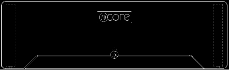 (CF-NCORE-1) Face-plate(NCORE) for C-series