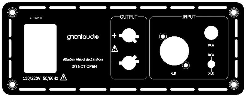 (BHR2-BP1-XR) Mono Rear-plate for BH-series