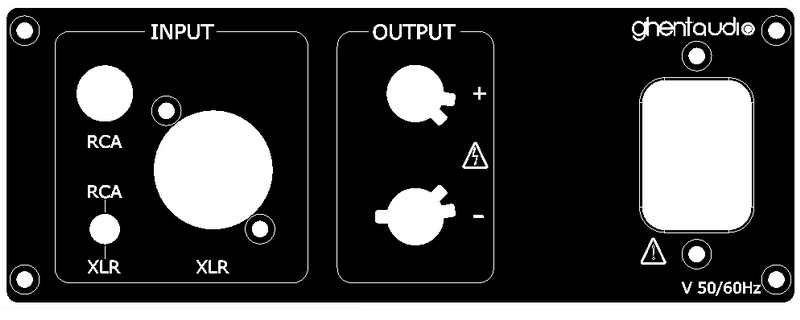 (AR1-BP1-XR) Mono Rear-plate for A series