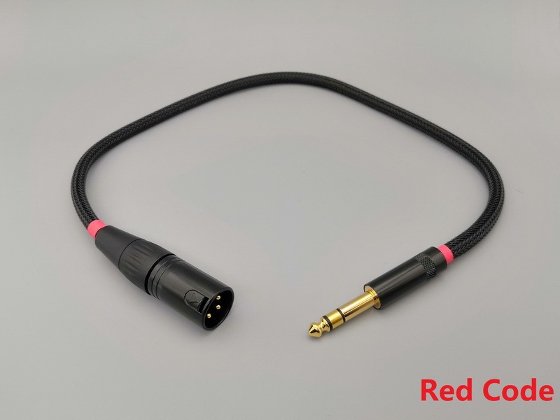 C03 --- 6.35mm TRS to XLR(M) Choseal 4N-OFC Balanced Cable