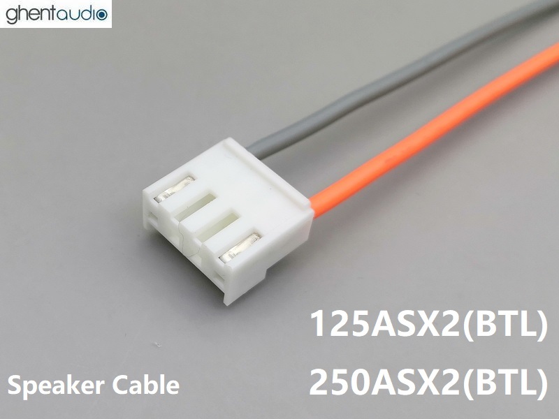 Spk-07 Mono Speaker harness for ICEpower 125ASX2(BTL) 250ASX2(BTL) (Gotham OFC 16AWG)