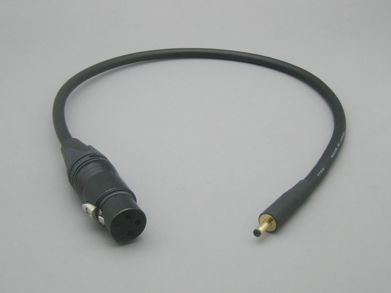 DC25 --- XLR Female-3P DC cable for HDPlex PSU