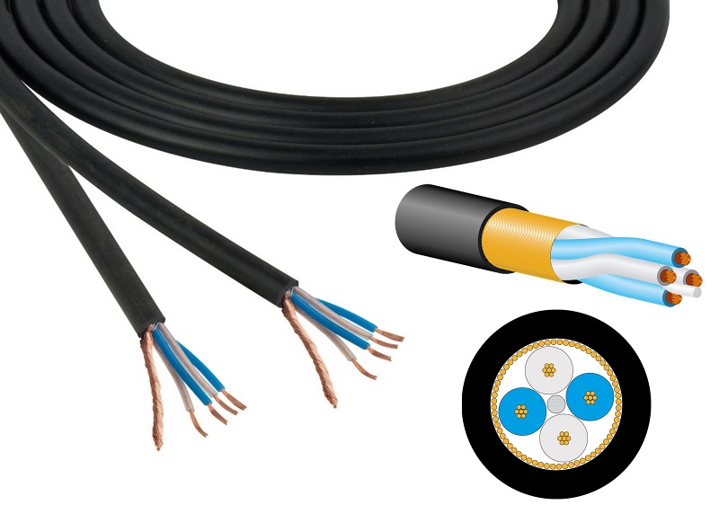 Mogami W2534 Neglex OFC Star Quad Cable (1ft/0.3m)