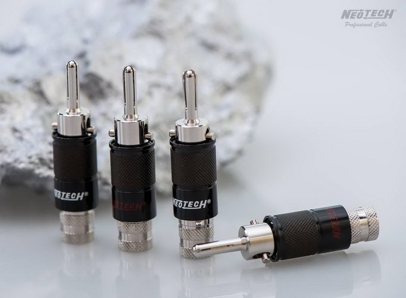 Neotech NC-01675(RH) OFC Rhodium-plated Banana Plug