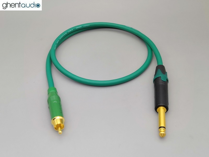 C07---6.35mm TS to RCA Mogami 2534 Cable (1pc)