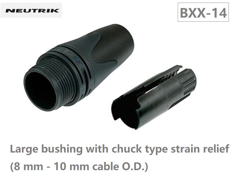 Neutrik BXX-14 Large bushing with chuck type strain relief