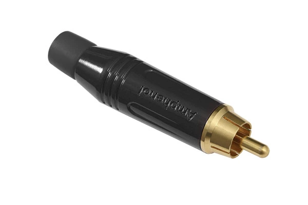 Amphenol ACPR-BLK RCA Male Connector