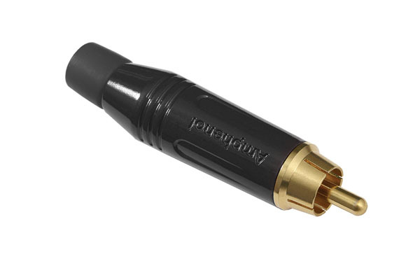 Amphenol ACPR-BLK RCA Male Connector