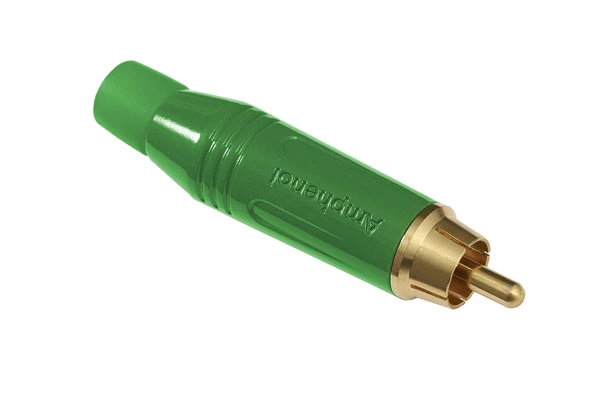 Amphenol ACPR-GRN RCA Male Connector