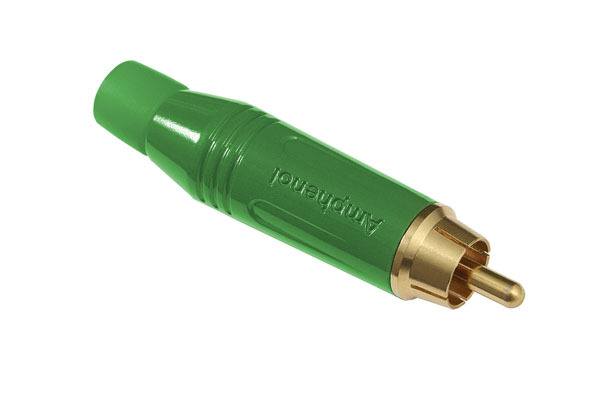 Amphenol ACPR-GRN RCA Male Connector