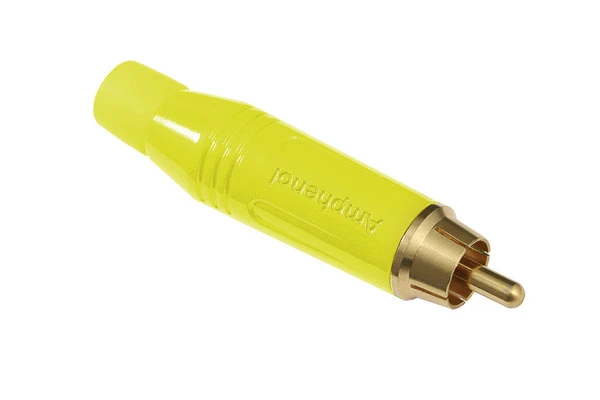 Amphenol ACPR-YEL RCA Male Connector