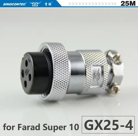SINOCONTEC GX25-4 Female 4P Circular Connector for Farad Super 10