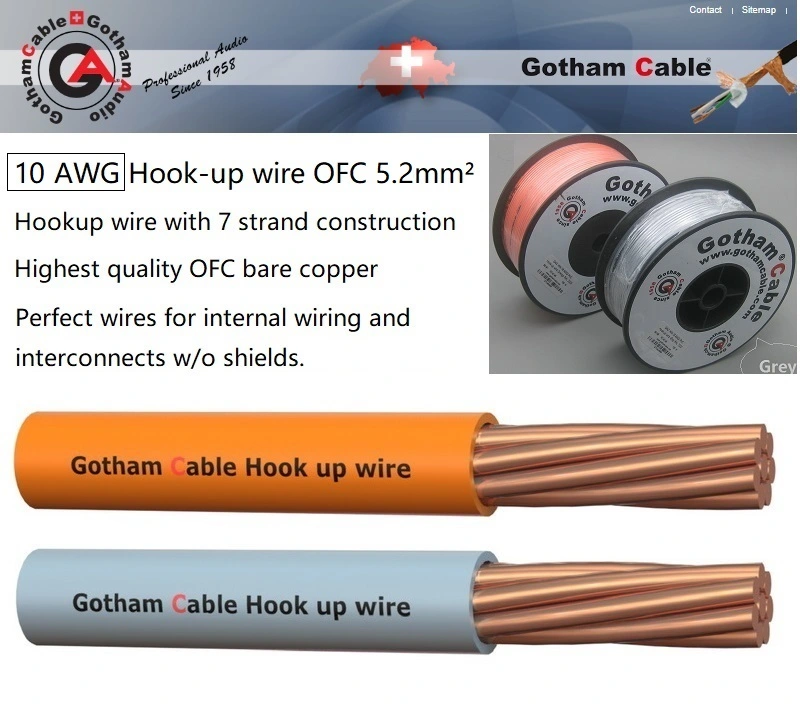 Gotham GAC-HW10 OFC 14AWG Hook-up wire (1m)
