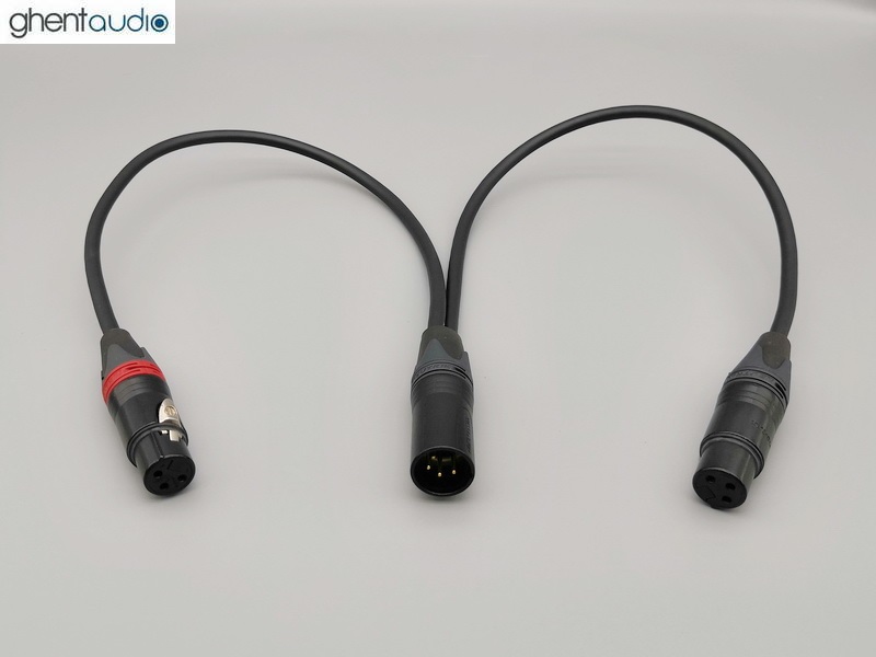 SONY T1 2nd 3rd MDR-Z7 用ケーブル MOGAMI 2534 XLR コネクタ 4ピン 200cm 長め (各種カスタム対応可) aventho wired focal elear T1p HA-SW01