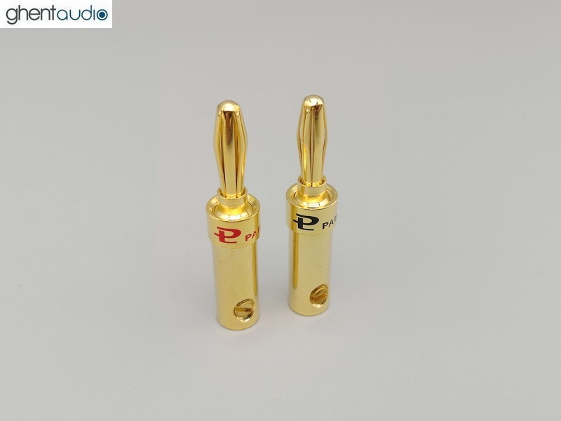 Pailiccs-Banana Gold-plated Speaker Audio Screw Banana Connector(Pair)