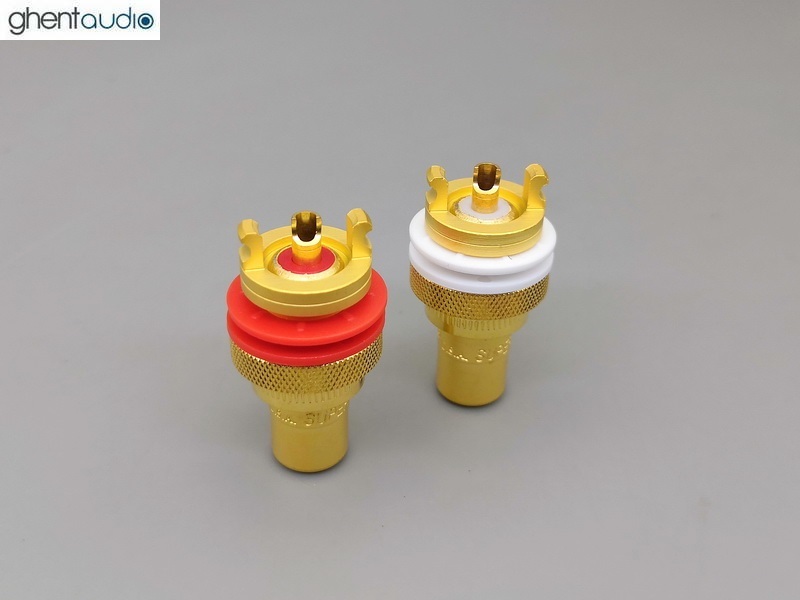 CMC 805-2.5F-G 24K Gold-Plated RCA socket (Pair)