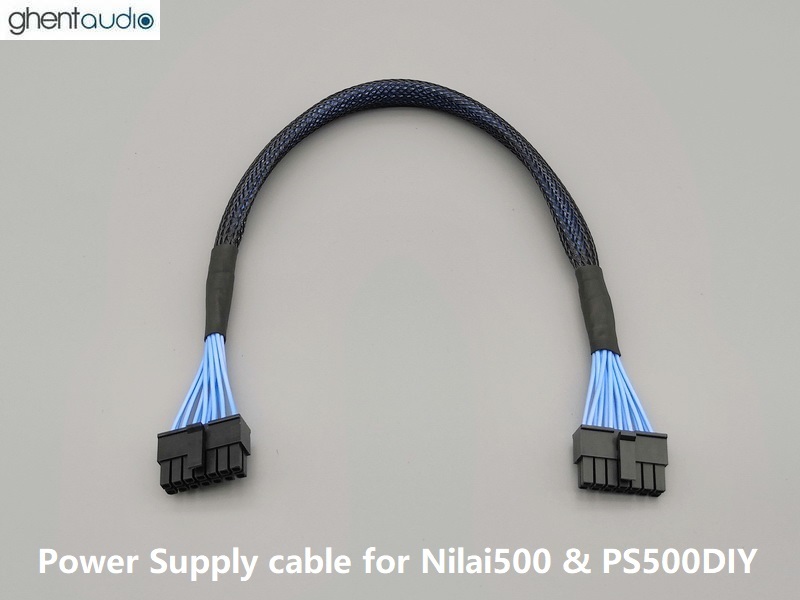 Psc-28 Power Supply Cable for Nilai500 & PS500DIY (Silver-plated 18AWG)