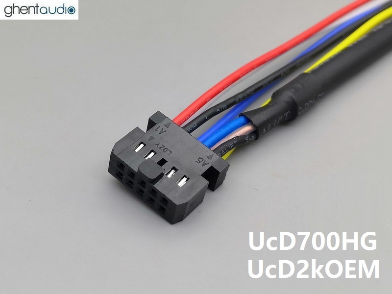 Sig-17 IDC-10P UcD Signal harness for Hypex UcD700HG UcD2kOEM (Mogami W2549)