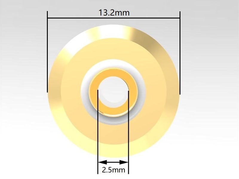 Viborg DC25G (5.5/2.5mm) Male Gold-plated Connector