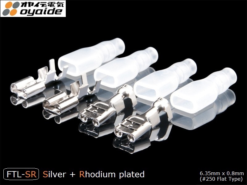 Oyaide Faston Terminal (Platinum + Palladium Plating) FTL-PP (4pcs)