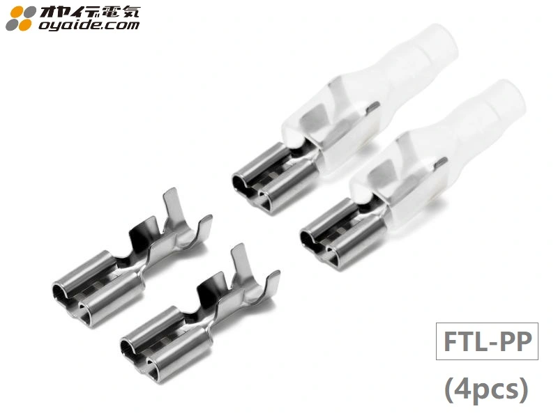 Oyaide Faston(#250) Terminal (Platinum+Palladium) FTL-PP (4pcs)