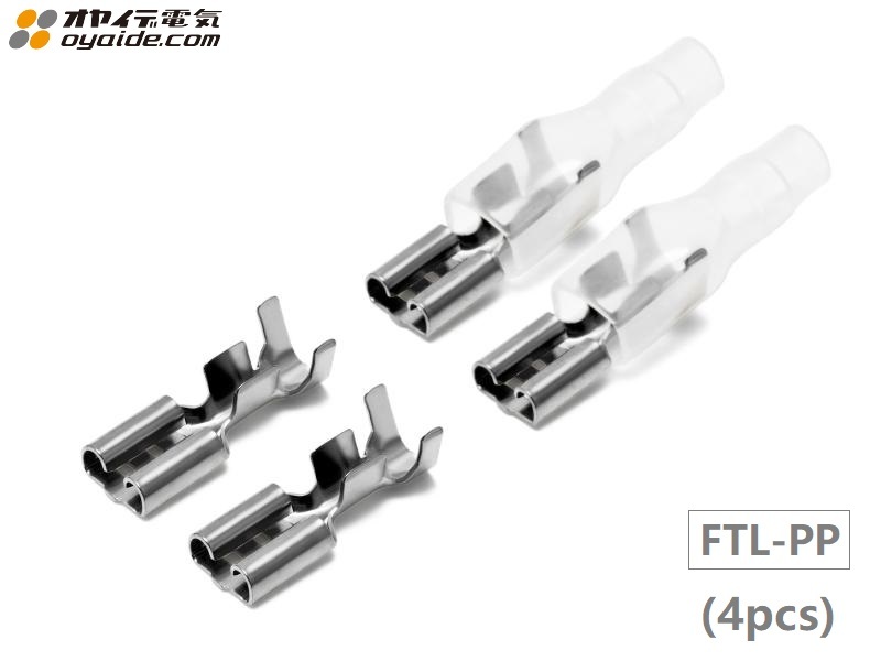 Oyaide Faston(#250) Terminal (Platinum+Palladium) FTL-PP (4pcs)