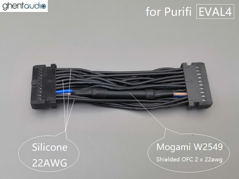 Sig-26 IDC-20P Signal/AUX harness for Hypex EVAL4 (Mogami W2549)