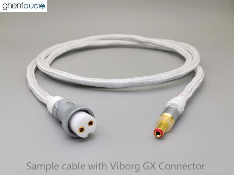 Viborg GX16G Female 2-Pins Aviation Gold-plated Connector
