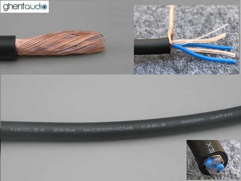 X11 --- Female-4P to 2 x Male-3P Mogami 2534 XLR Y-Cable