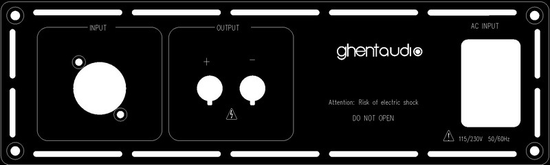 (CR1-BP1-1) Mono Rear-plate for C-series