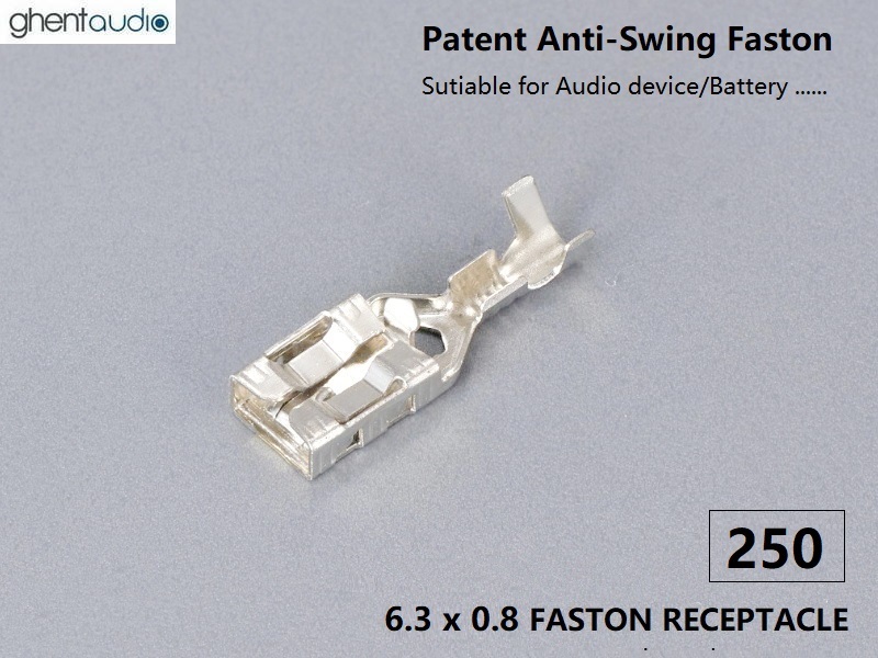 GP250 --- 250 Patent Anti-Swing Non-insulation Faston RECEPTACLE