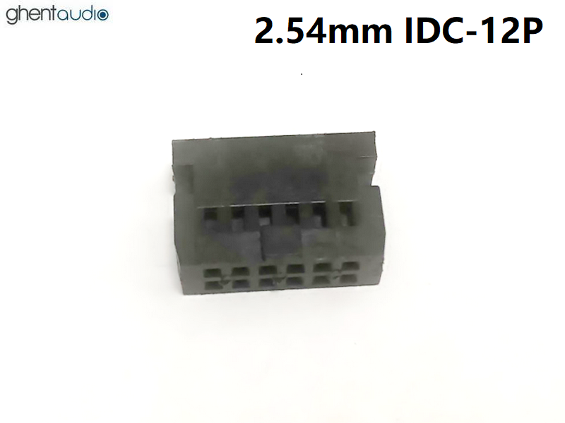 GIDC-12P: IDC 2.54mm Dual-row 2x6P Housing