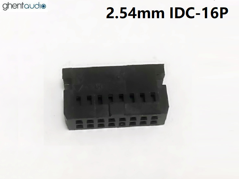 GIDC-16P: IDC 2.54mm Dual-row 2x8P Housing