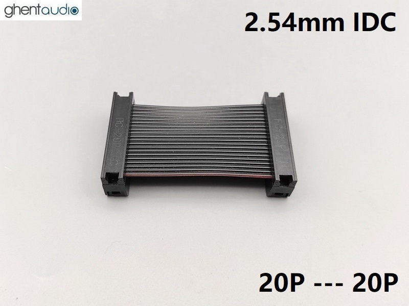 Sig-28: IDC-20P Signal/AUX harness for Purifi EVAL4 (3M Flat-cable)