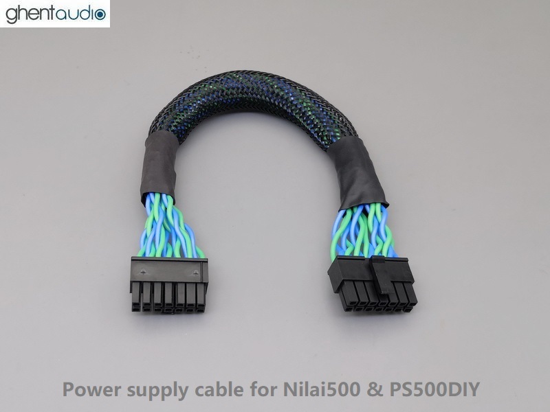 Psc-28 Power Supply Cable for Nilai500 & PS500DIY (Silver-plated 18AWG)