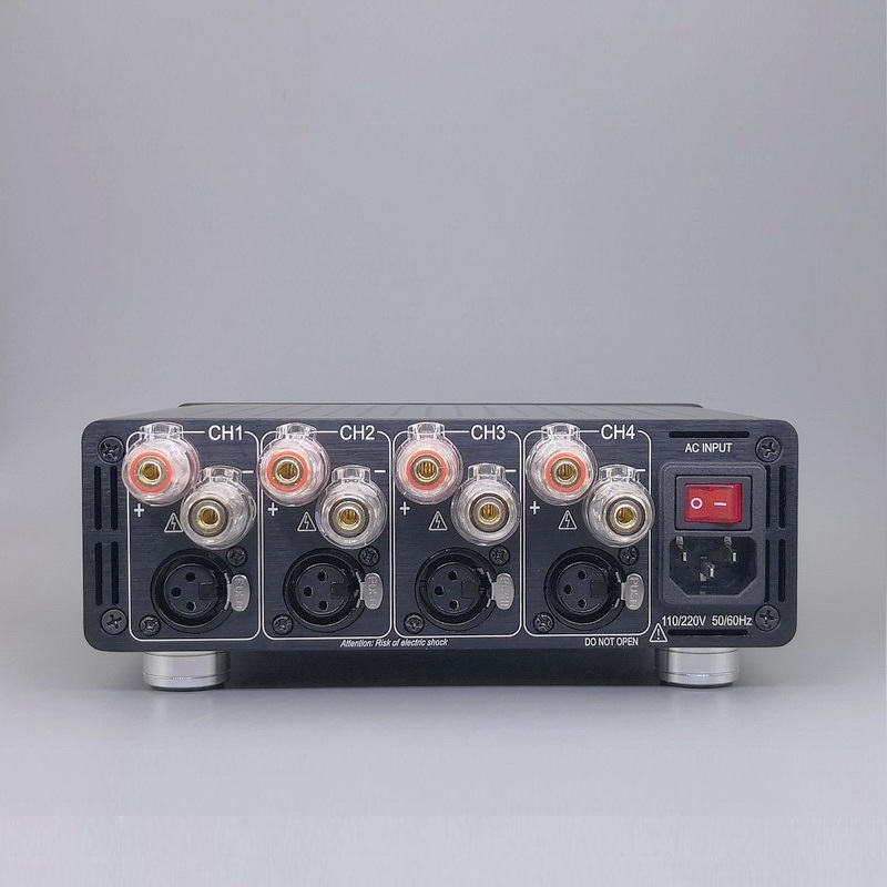 (B235b-Q1) DIY 4CH Case-kit for ICEpower 2 x 100AS2