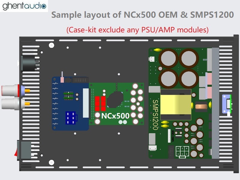 (B315c-M1) DIY Mono Case-kit for NcoreX NCx500 OEM