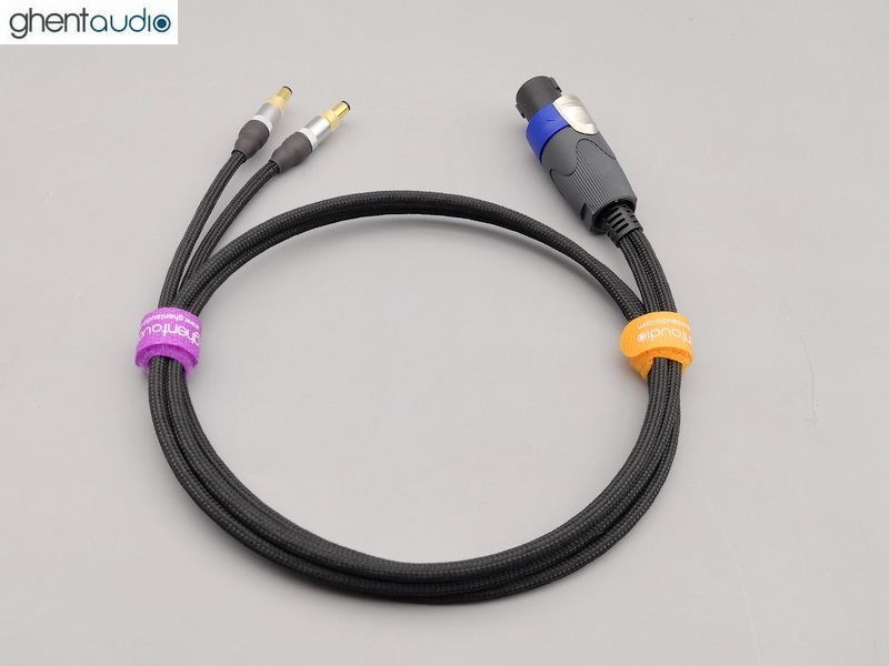 DC-SP20Y --- Teflon Silver-plated Star Quad(4x20awg) DC Y-cable