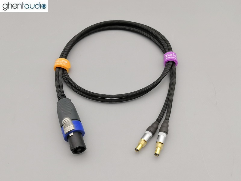 DC-SP20Y --- Teflon Silver-plated Star Quad(4x20awg) DC Y-cable