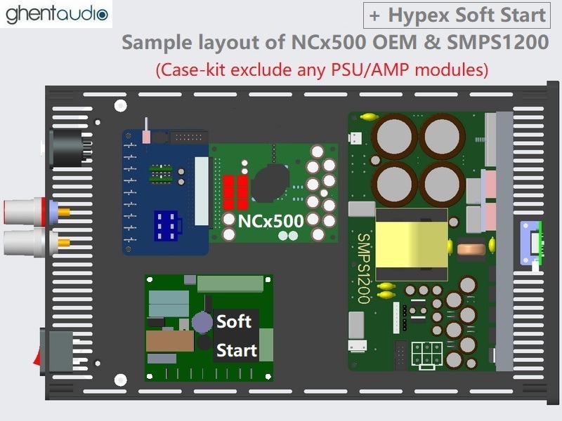 (B315c-M1) DIY Mono Case-kit for NCOREx NCx500 OEM & Adapter