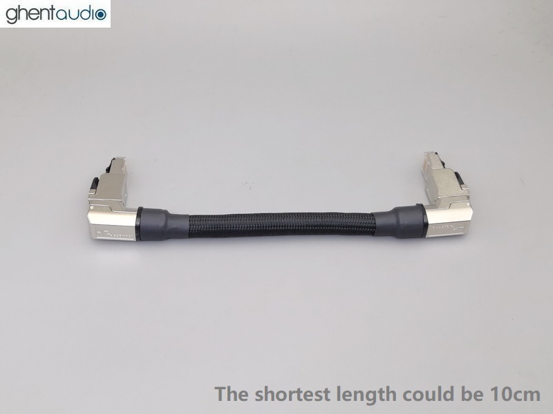 ET11(C) Belden 1303E CAT6a Ethernet Cable (Dual Right-Angle)