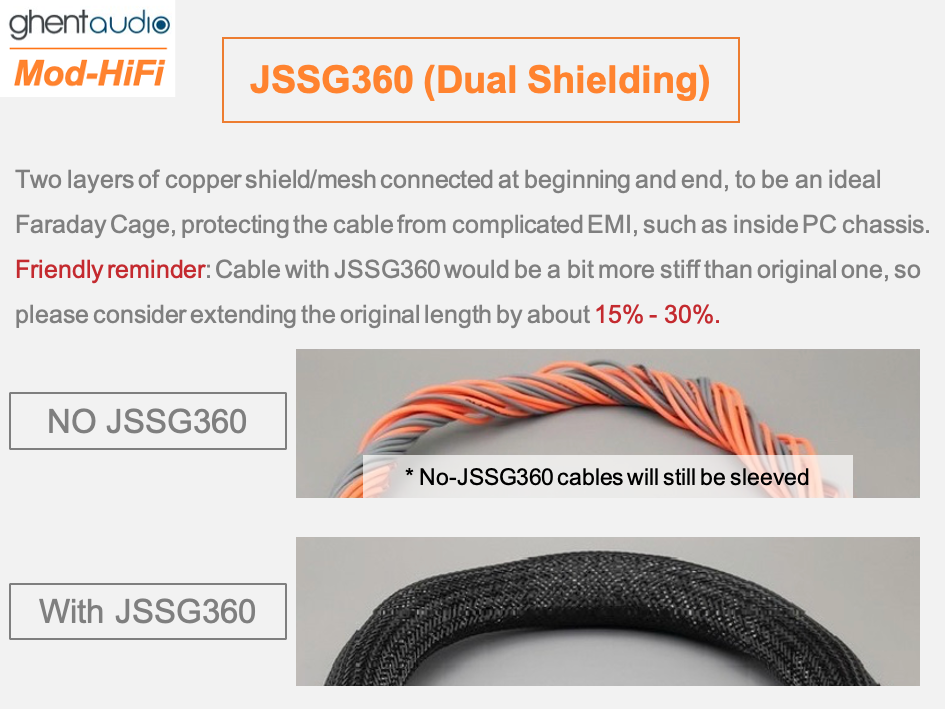 (PC11-ACS) 8P---8P CPU/EPS Power Cable (Mundorf ACS)