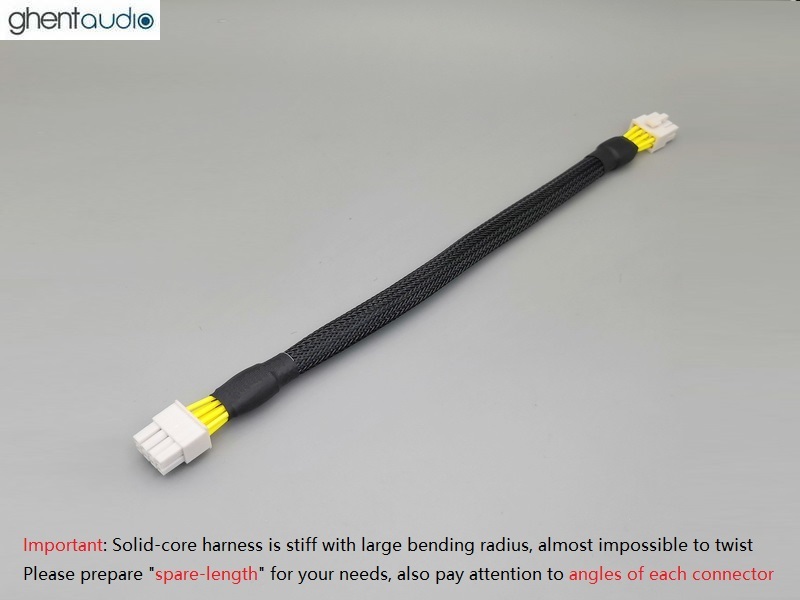 (PC11-SGW) 8P---8P CPU/EPS Power Cable (Mundorf Silver/Gold)