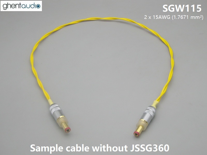 DC-MSG115 --- Mundorf SilverGold Teflon Solid-Core 15awg DC cable