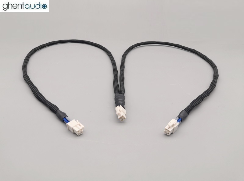 (PC401Y) Molex-4P to 2 x Molex-4P 5V/12V power Y-cable