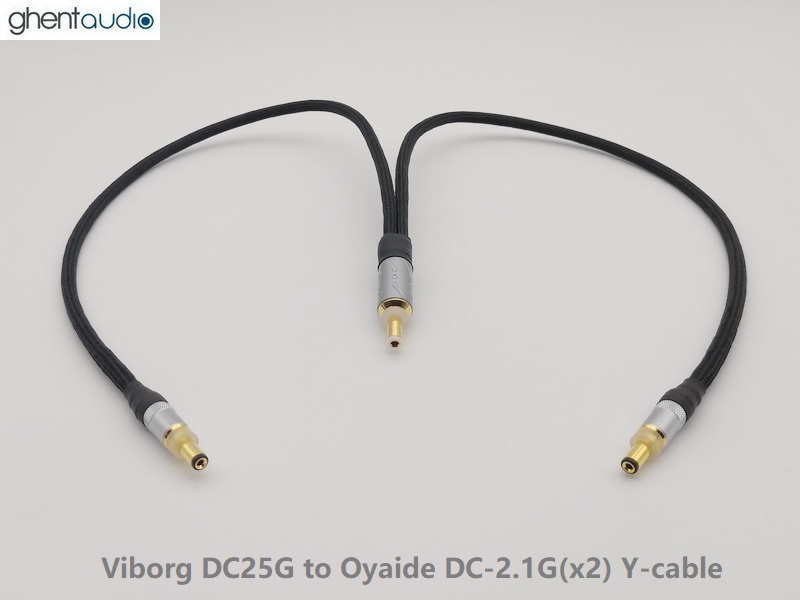 DC-SP20Y --- Teflon Silver-plated Star Quad(4x20awg) DC Y-cable
