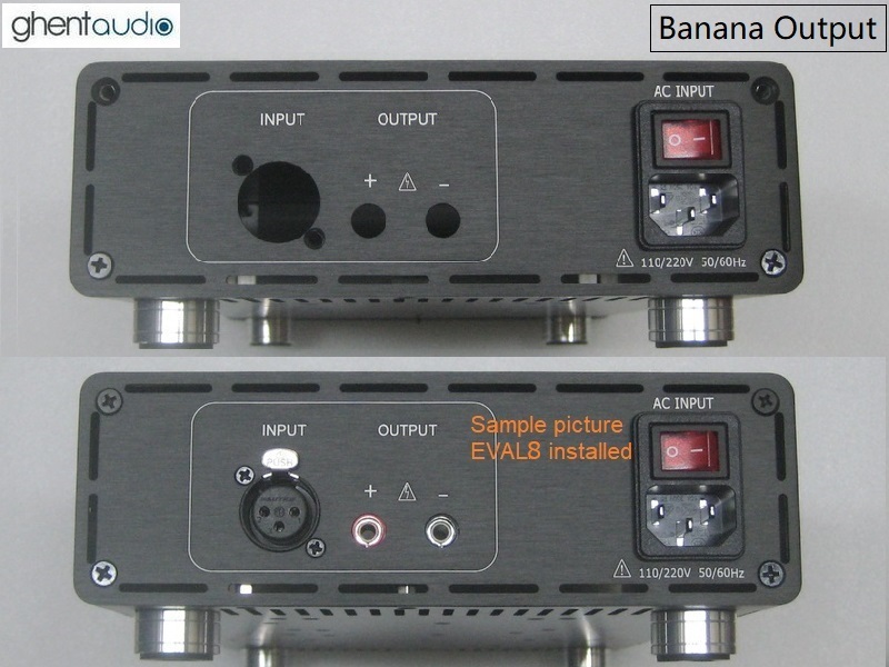 (B315b-M8) DIY Mono Case-kit for Purifi EVAL8 (Deltron Banana output)